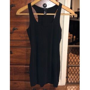 Black tank top body con dress!